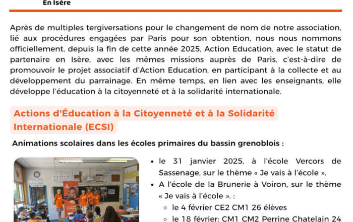 Rapport d'activité 2025
